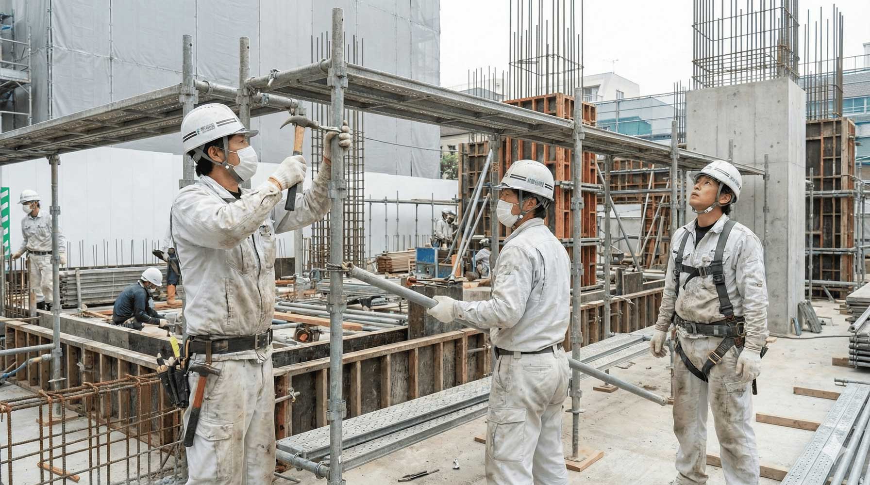 足場架設・鳶工事